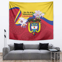 Colombia Independence Day Tapestry Feliz Dia de la Independencia - Wonder Print Shop