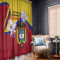 Colombia Independence Day Window Curtain Feliz Dia de la Independencia - Wonder Print Shop