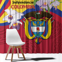 Colombia Independence Day Window Curtain Feliz Dia de la Independencia - Wonder Print Shop
