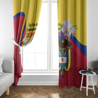 Colombia Independence Day Window Curtain Feliz Dia de la Independencia - Wonder Print Shop
