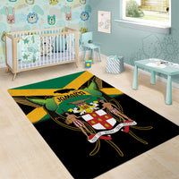 Jamaica Independence Day Area Rug Jumieka Coat Of Arms Mix Hummingbird - Wonder Print Shop