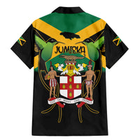 Jamaica Independence Day Family Matching Mermaid Dress and Hawaiian Shirt Jumieka Coat Of Arms Mix Hummingbird - Wonder Print Shop
