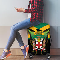 Jamaica Independence Day Luggage Cover Jumieka Coat Of Arms Mix Hummingbird - Wonder Print Shop