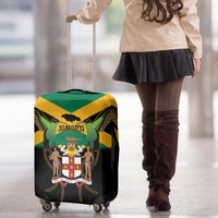 Jamaica Independence Day Luggage Cover Jumieka Coat Of Arms Mix Hummingbird - Wonder Print Shop