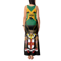 Jamaica Independence Day Tank Maxi Dress Jumieka Coat Of Arms Mix Hummingbird - Wonder Print Shop