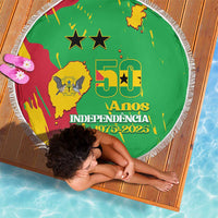 Sao Tome and Principe Independence Day Beach Blanket 50 Anos Independencia