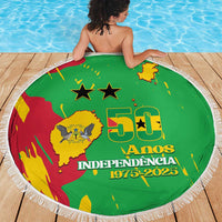 Sao Tome and Principe Independence Day Beach Blanket 50 Anos Independencia