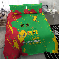 Sao Tome and Principe Independence Day Bedding Set 50 Anos Independencia