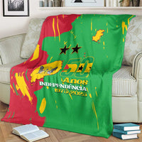Sao Tome and Principe Independence Day Blanket 50 Anos Independencia
