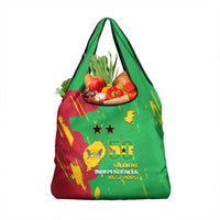 Sao Tome and Principe Independence Day Grocery Bag 50 Anos Independencia