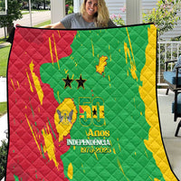 Sao Tome and Principe Independence Day Quilt 50 Anos Independencia