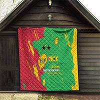 Sao Tome and Principe Independence Day Quilt 50 Anos Independencia
