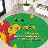 Sao Tome and Principe Independence Day Round Carpet 50 Anos Independencia