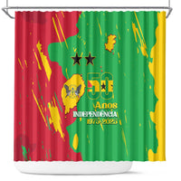 Sao Tome and Principe Independence Day Shower Curtain 50 Anos Independencia