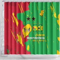 Sao Tome and Principe Independence Day Shower Curtain 50 Anos Independencia