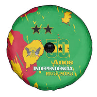 Sao Tome and Principe Independence Day Spare Tire Cover 50 Anos Independencia