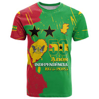Sao Tome and Principe Independence Day T Shirt 50 Anos Independencia