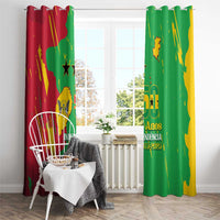 Sao Tome and Principe Independence Day Window Curtain 50 Anos Independencia