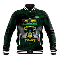 Sao Tome and Principe Baseball Jacket Coat Of Arms Style
