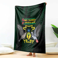 Sao Tome and Principe Blanket Coat Of Arms Style