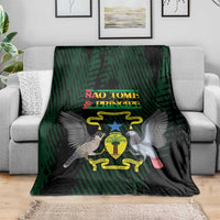 Sao Tome and Principe Blanket Coat Of Arms Style