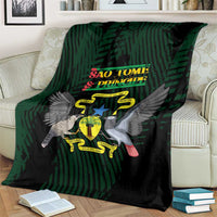 Sao Tome and Principe Blanket Coat Of Arms Style