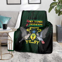 Sao Tome and Principe Blanket Coat Of Arms Style