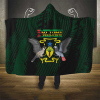 Sao Tome and Principe Hooded Blanket Coat Of Arms Style