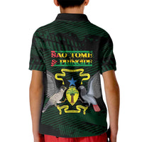 Sao Tome and Principe Kid Polo Shirt Coat Of Arms Style