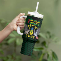 Sao Tome and Principe Tumbler With Handle Coat Of Arms Style