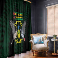 Sao Tome and Principe Window Curtain Coat Of Arms Style