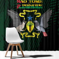 Sao Tome and Principe Window Curtain Coat Of Arms Style