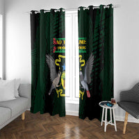 Sao Tome and Principe Window Curtain Coat Of Arms Style