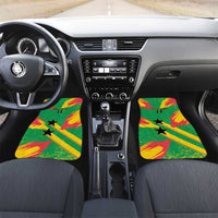 Custom Sao Tome and Principe Football Car Mats Selecao dos Falcoes e Papagaios