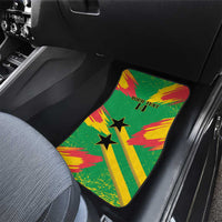 Custom Sao Tome and Principe Football Car Mats Selecao dos Falcoes e Papagaios