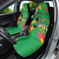 Custom Sao Tome and Principe Football Car Seat Cover Selecao dos Falcoes e Papagaios