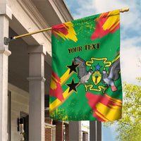 Custom Sao Tome and Principe Football Garden Flag Selecao dos Falcoes e Papagaios