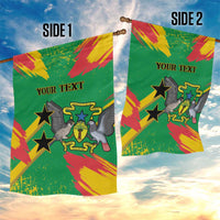 Custom Sao Tome and Principe Football Garden Flag Selecao dos Falcoes e Papagaios
