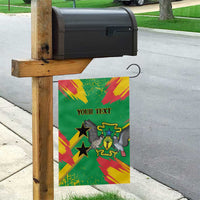 Custom Sao Tome and Principe Football Garden Flag Selecao dos Falcoes e Papagaios