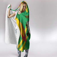 Custom Sao Tome and Principe Football Hooded Blanket Selecao dos Falcoes e Papagaios