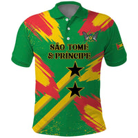 Custom Sao Tome and Principe Football Polo Shirt Selecao dos Falcoes e Papagaios
