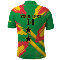 Custom Sao Tome and Principe Football Polo Shirt Selecao dos Falcoes e Papagaios