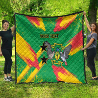 Custom Sao Tome and Principe Football Quilt Selecao dos Falcoes e Papagaios