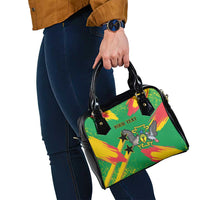 Custom Sao Tome and Principe Football Shoulder Handbag Selecao dos Falcoes e Papagaios