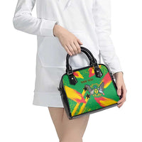 Custom Sao Tome and Principe Football Shoulder Handbag Selecao dos Falcoes e Papagaios