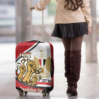 Egypt Revolution Day Luggage Cover Coat of Arms Egyptian Pattern