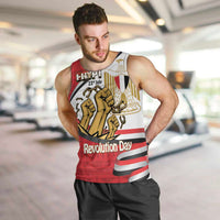 Egypt Revolution Day Men Tank Top Coat of Arms Egyptian Pattern