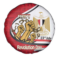 Egypt Revolution Day Spare Tire Cover Coat of Arms Egyptian Pattern