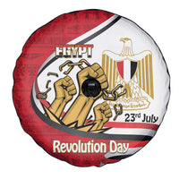 Egypt Revolution Day Spare Tire Cover Coat of Arms Egyptian Pattern