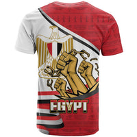 Egypt Revolution Day T Shirt Coat of Arms Egyptian Pattern